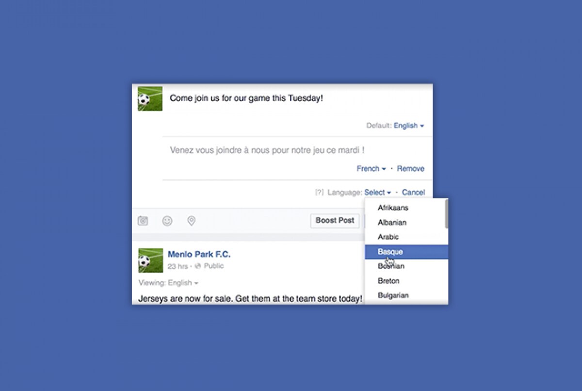 Facebook presenta il multilingual composer: ecco come creare post ...