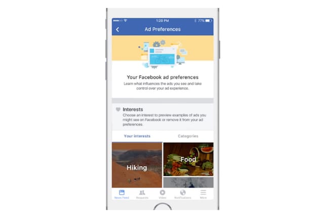 facebook pubblicità adblock