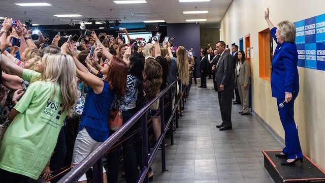 selfie-clinton