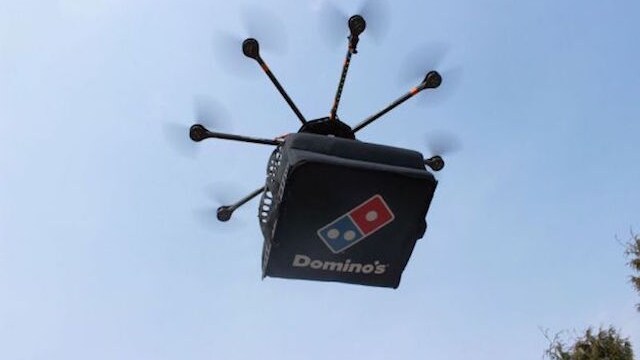 domino's pizza drone