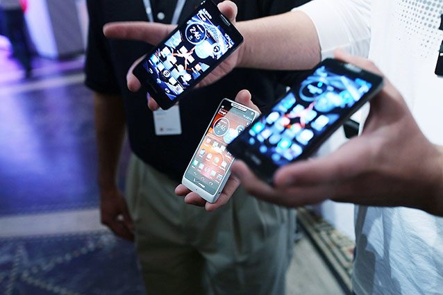 Smartphone con sistema operativo Android (Getty). 