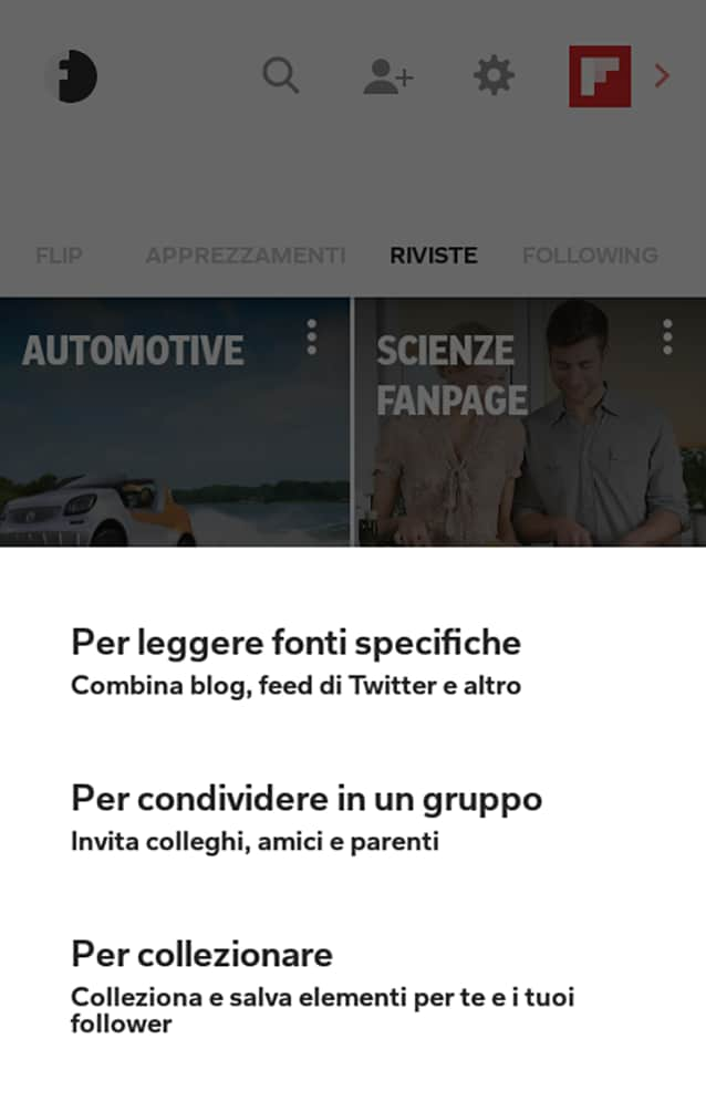 La novità di Smart Magazine di Flipboard. 