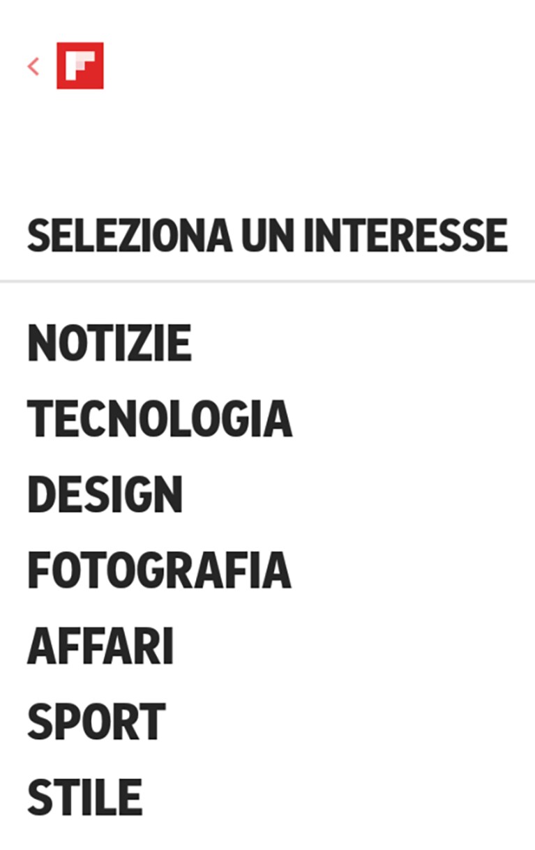 Riviste disponibili su Smart Magazine di Flipboard.