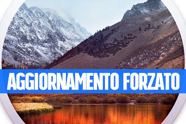 Bloccare l'aggiornamento forzato a mac OS High Sierra