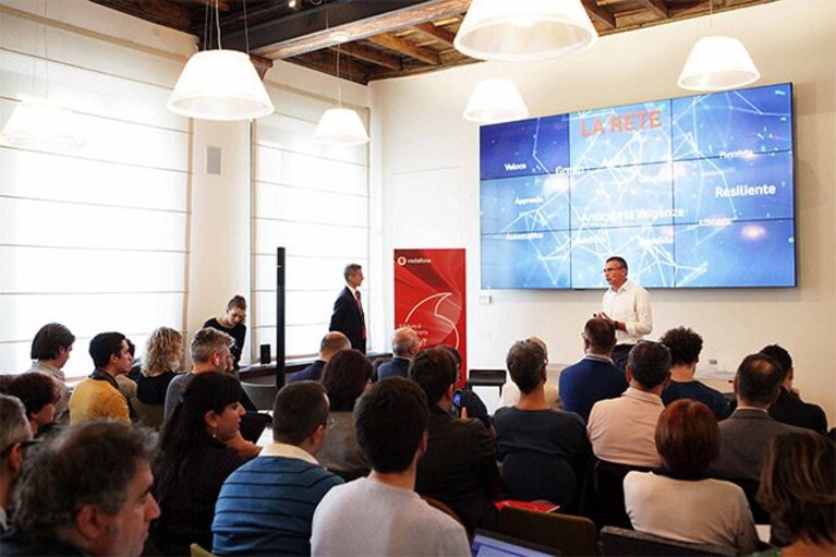 vodafone giga network 4.5G conferenza