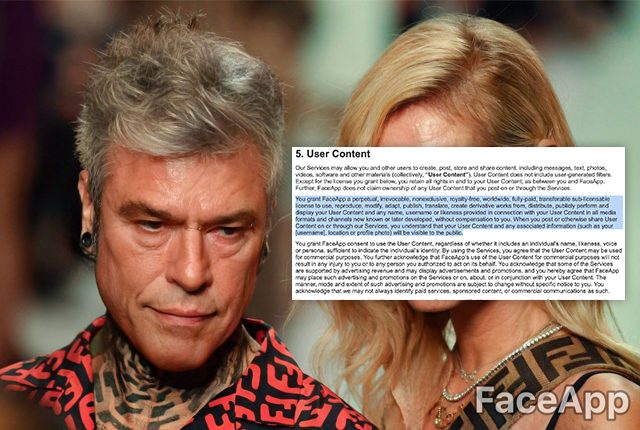 FaceApp e quella licenza di utilizzo delle tue foto (che concedi anche a Facebook e Instagram)