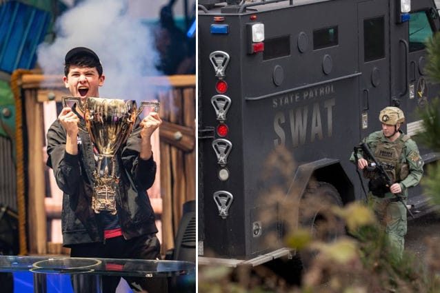 Il campione del mondo di Fortnite vittima dello swatting: la polizia gli entra in casa mentre gioca