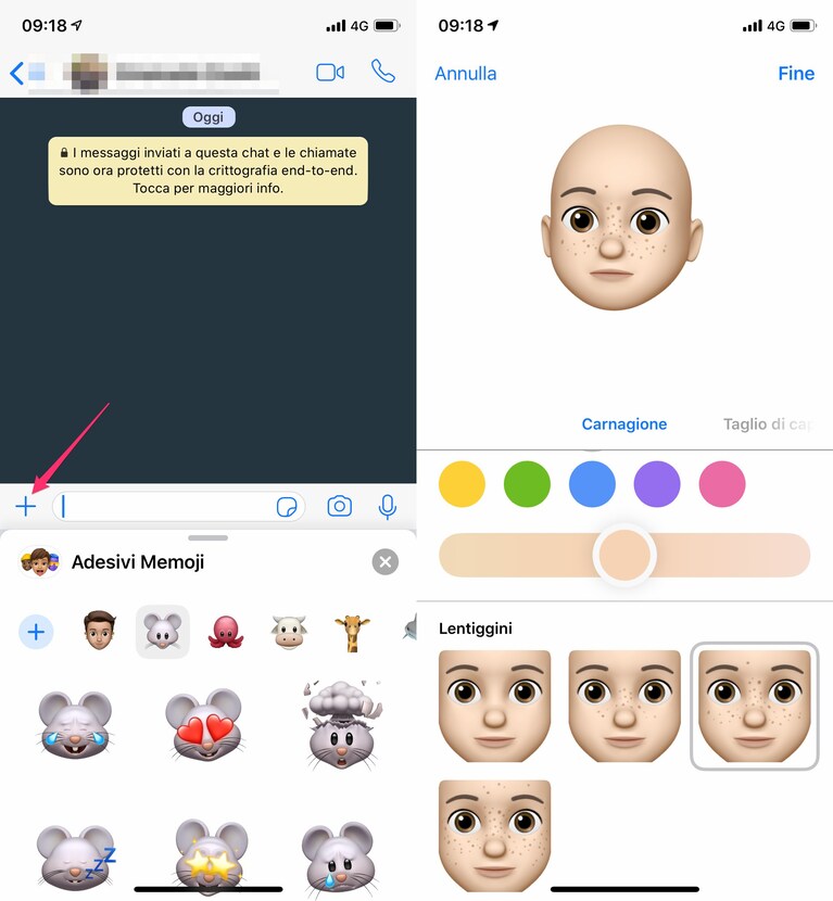 sticker memoji whatsapp