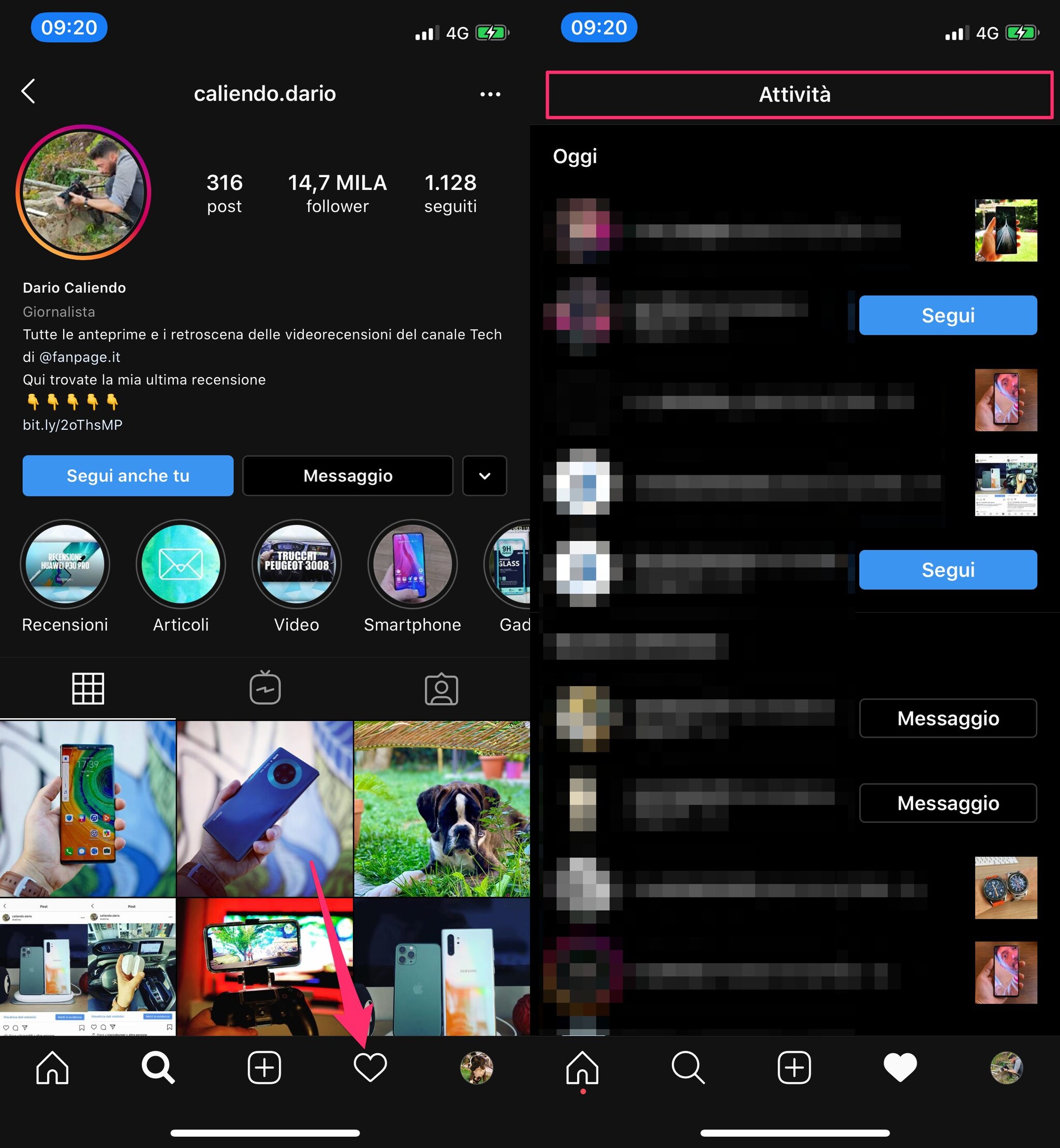 Instagram rimuove seguiti