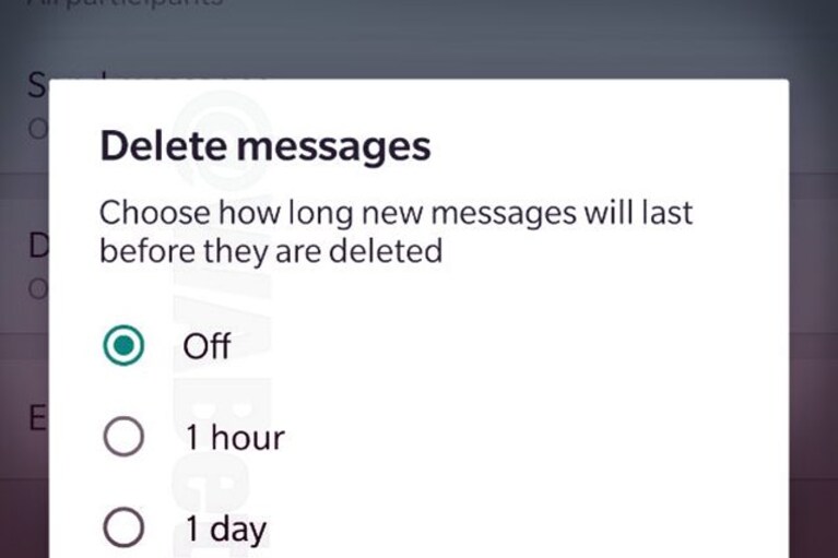 messaggi autodistruggono whatsapp