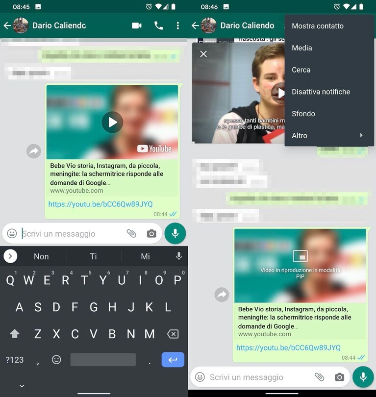 bug dark mode tema scuro whatsapp attivare trucco