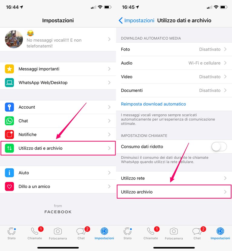 whatsapp numero messaggi scambiati
