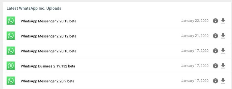scaricare beta whatsapp