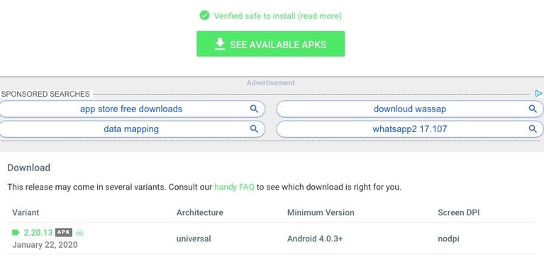 scaricare beta whatsapp