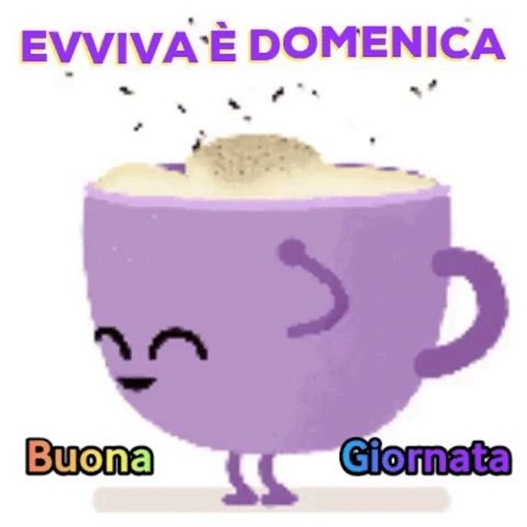 buongiorno e buona domenica