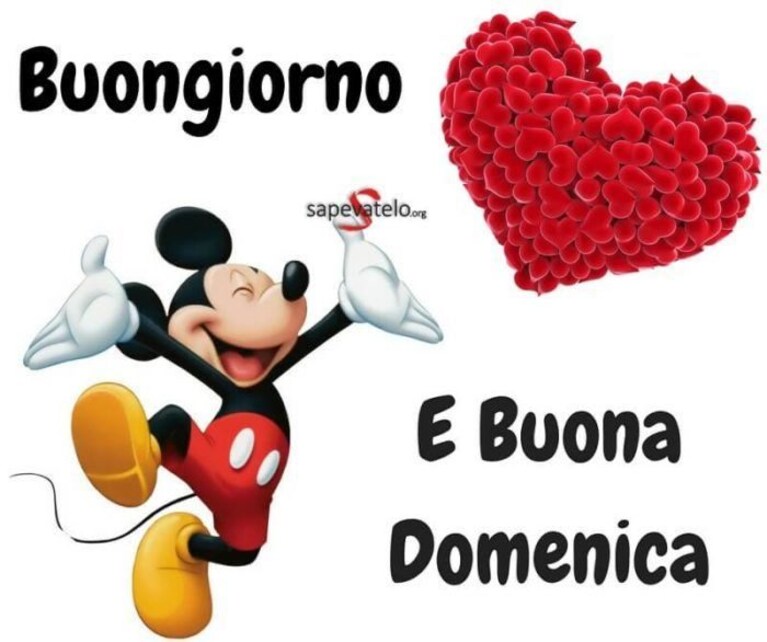 buongiorno e buona domenica
