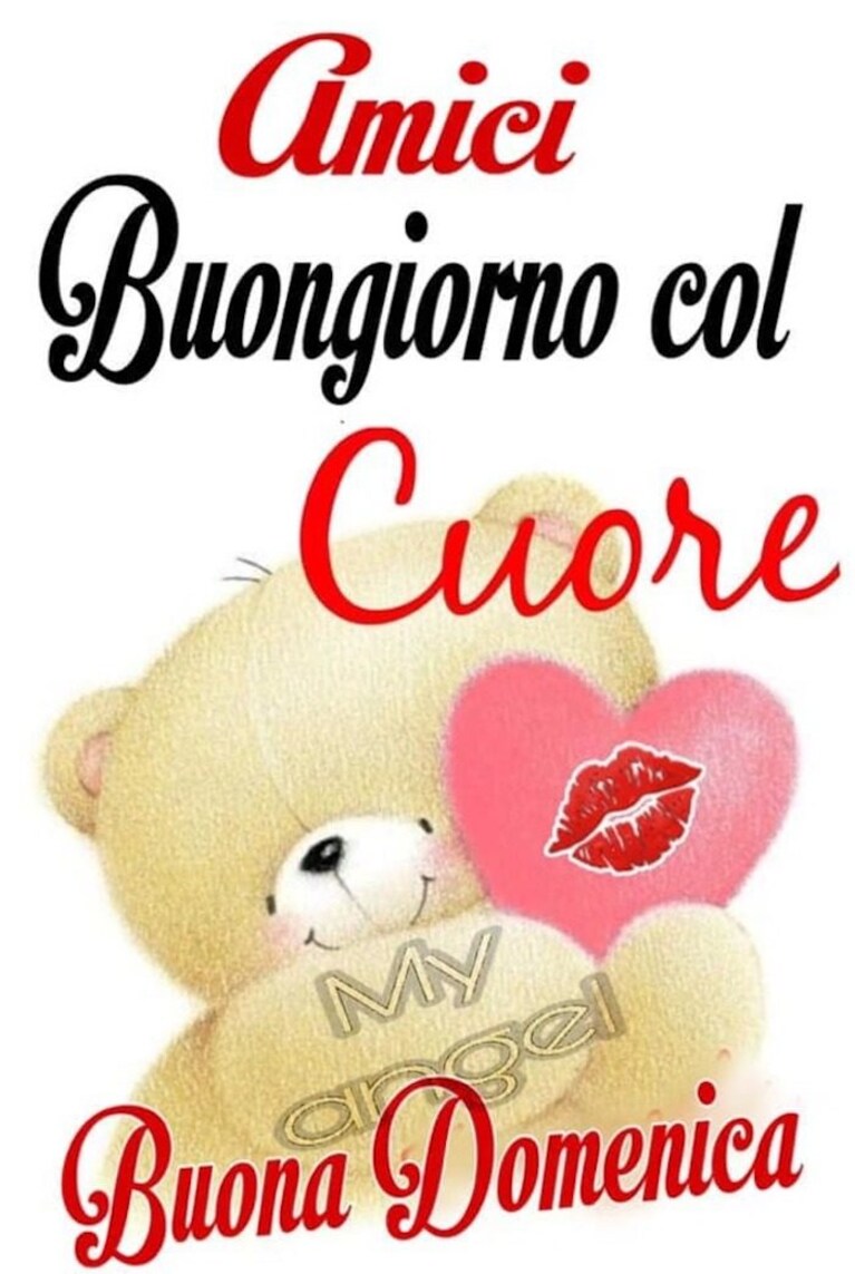 buongiorno e buona domenica