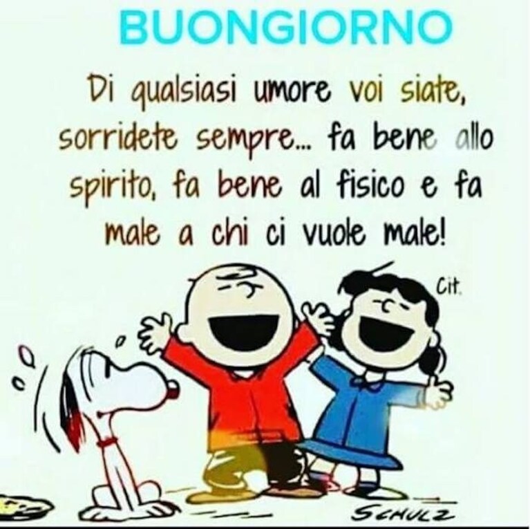 buongiorno e buona domenica