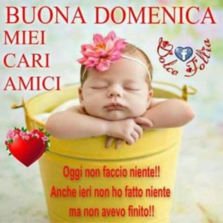 buongiorno e buona domenica