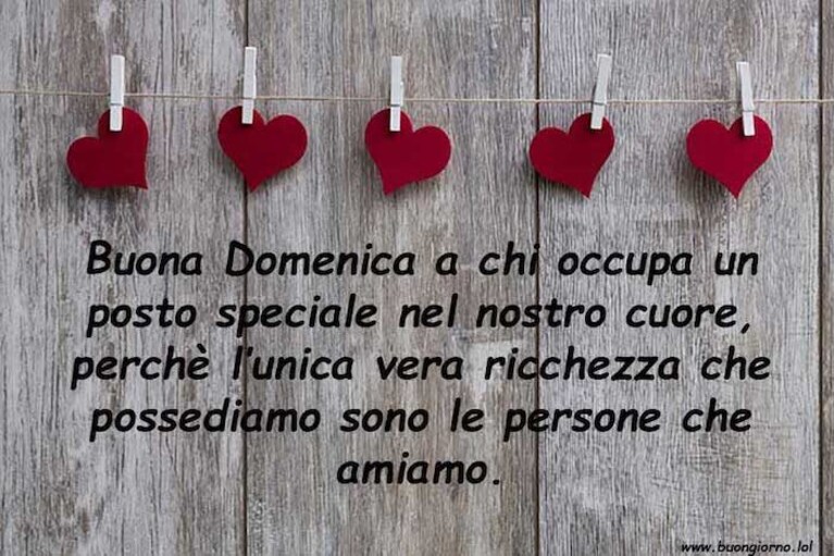 buongiorno e buona domenica