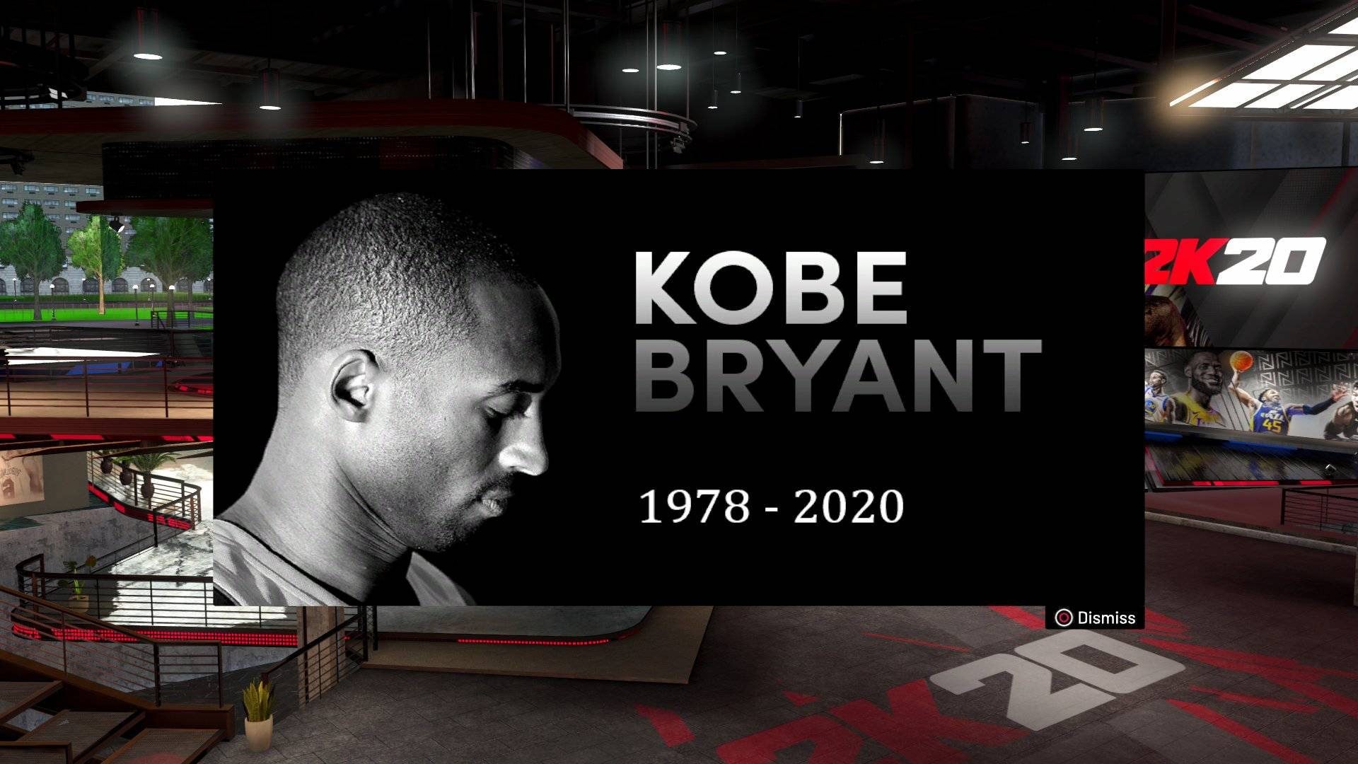 Kobe Bryant, l'omaggio di NBA 2K20 al cestista leggendario