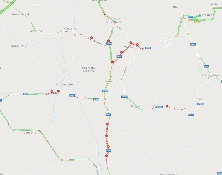 codogno confini quarantena google maps