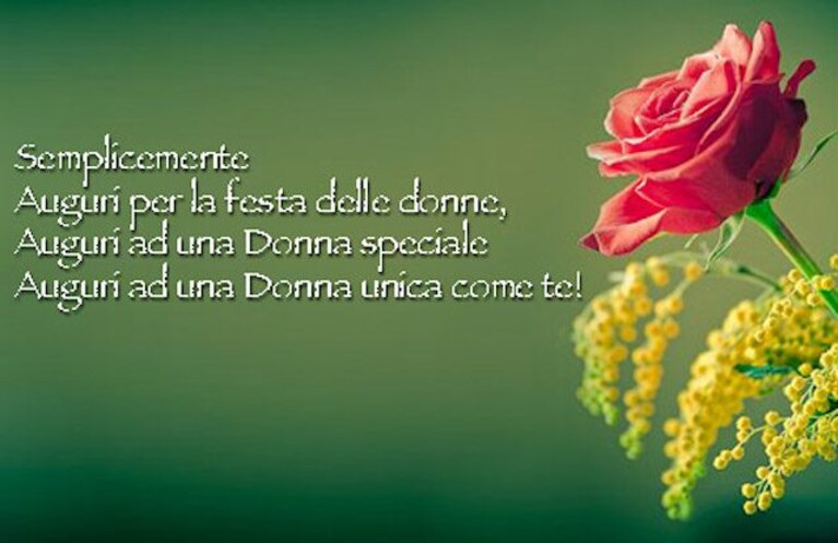 Immagini e frasi per la festa delle donne