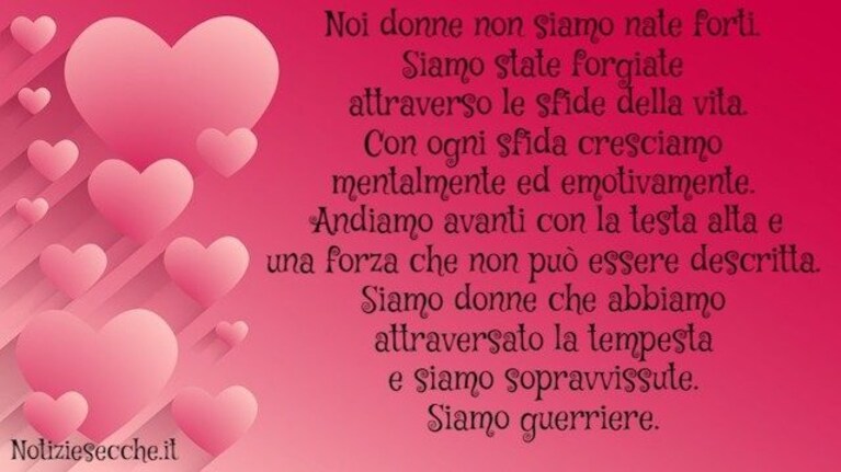 Immagini e frasi per la festa delle donne