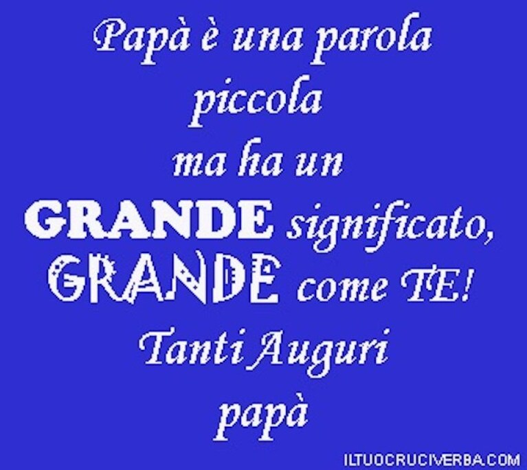 buona festa del papà
