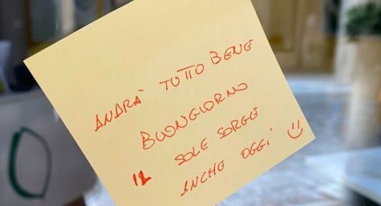 buongiorno andrà tutto bene immagini