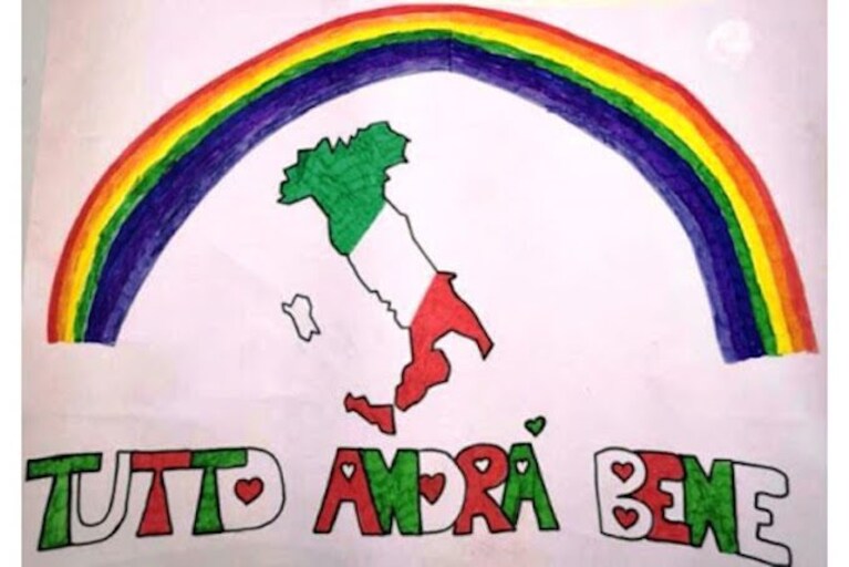 immagini arcobaleni andrà tutto bene WhatsApp
