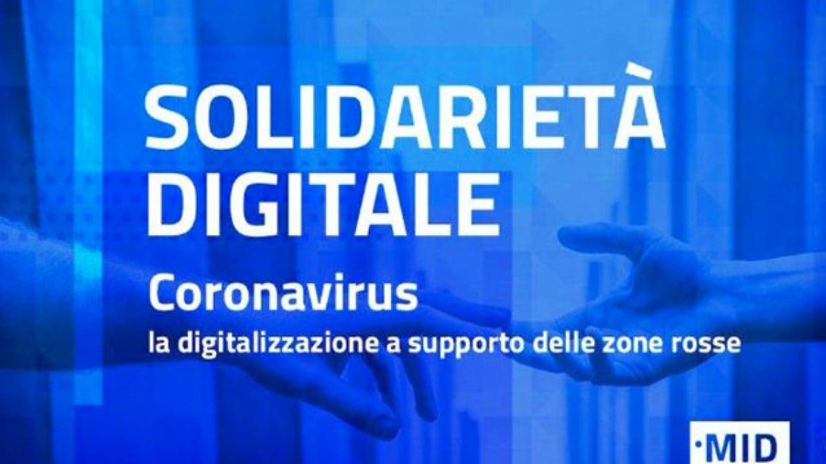 solidarietà digitale zone arancioni rosse governo coronavirus