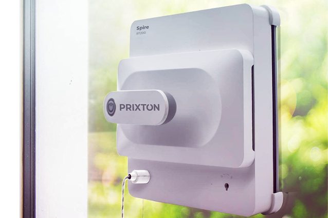 PRIXTON lavavetri con controllo tramite telecomando o APP per telefono cellulare Windows Cleaner Spire BT200 Robot lavavetri //Robot pulisci vetri automatico con programmi di pulizia intelligenti
