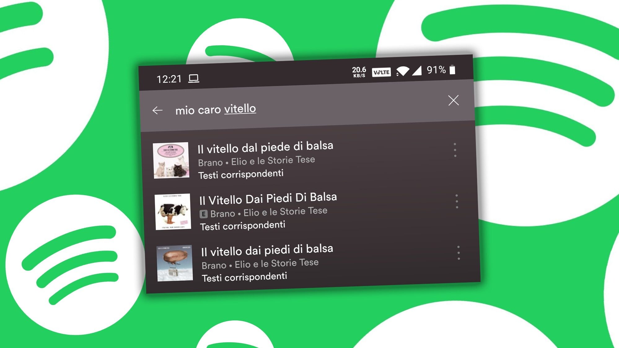 Come trovare una canzone su Spotify partendo solo dal testo