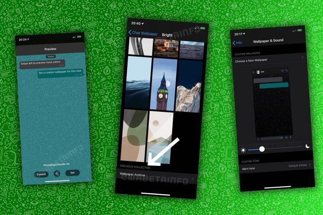 Su WhatsApp arrivano gli sfondi personalizzati per le singole chat