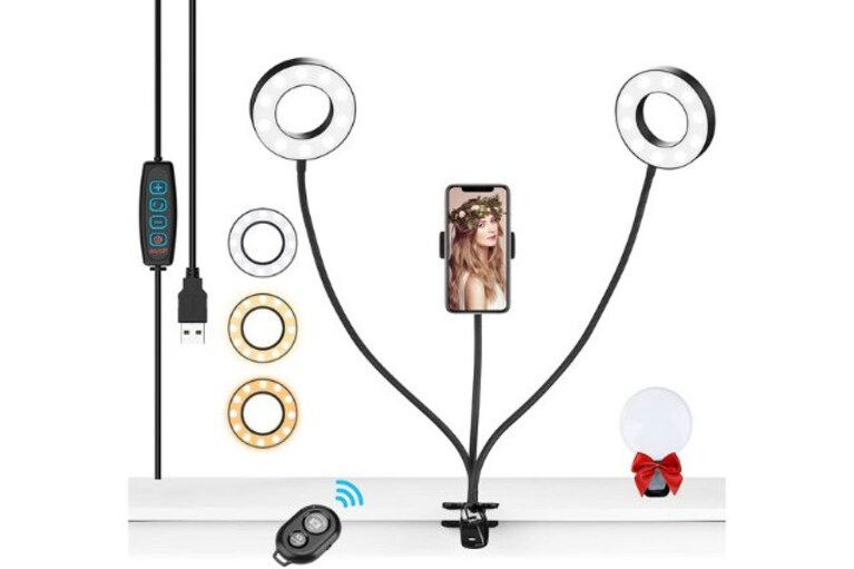 ring light doppia luce