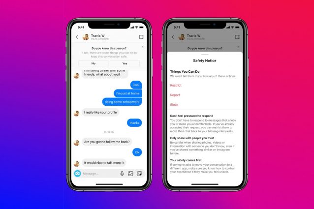 Instagram bloccherà i messaggi degli sconosciuti che tentano di contattare i minori