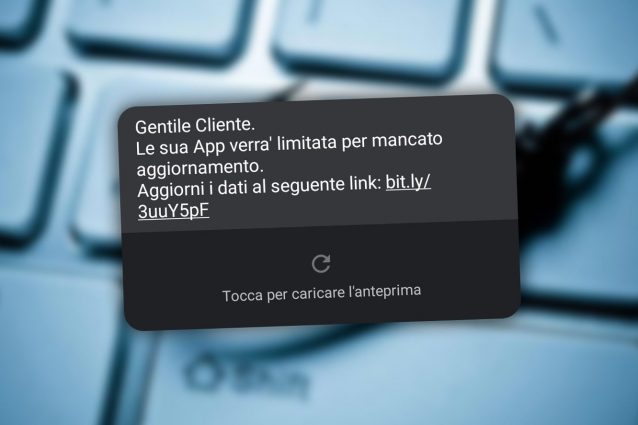 Non rispondere all’SMS di Intesa Sanpaolo che ti invita ad aggiornare i dati: è una truffa