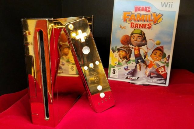 Questa Nintendo Wii in oro è stata regalata alla regina Elisabetta: ora è in vendita su eBay