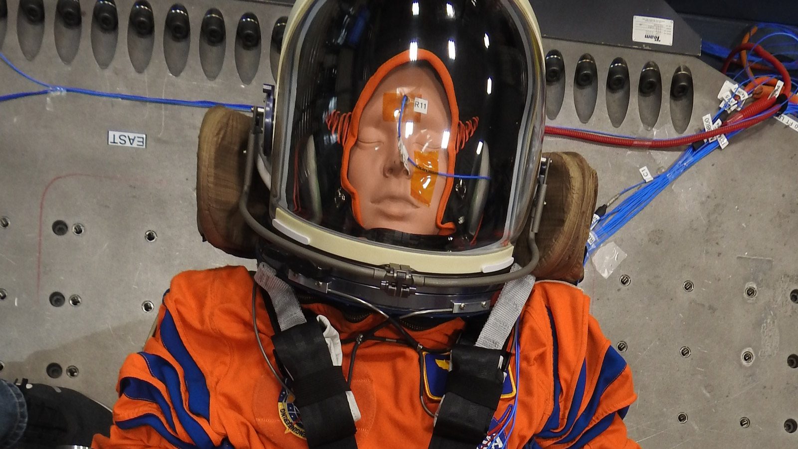 Moonikin Campos, uno dei manichini protagonisti della missione Artremis 1 (Foto: NASA)