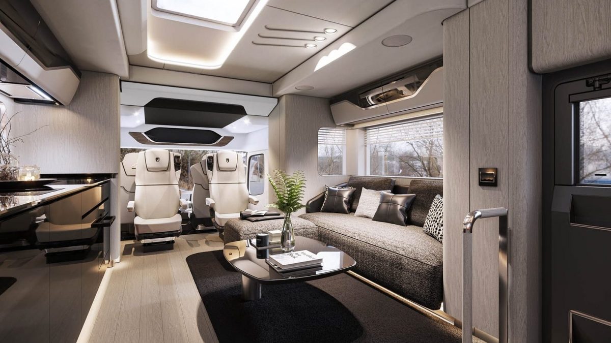 Italian Rv Inside Dentro al camper da 2 milioni di dollari con design da yacht e garage ...