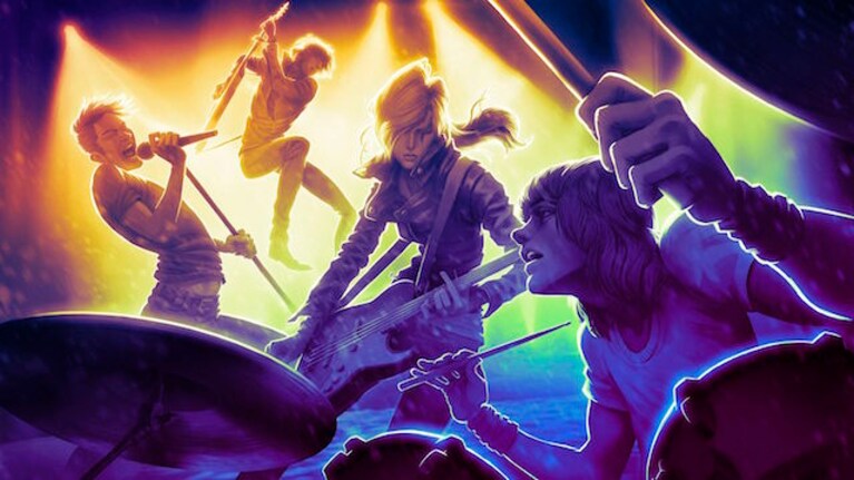 rock band guitar hero