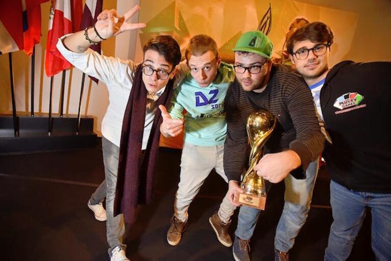 Esultanza Magic Team Italia campioni mondo