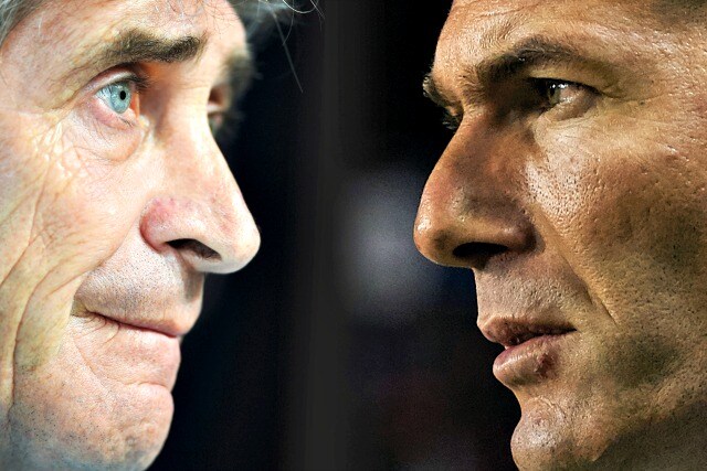 I tecnici, Pellegrini del Manchester City e Zidane del Real Madrid