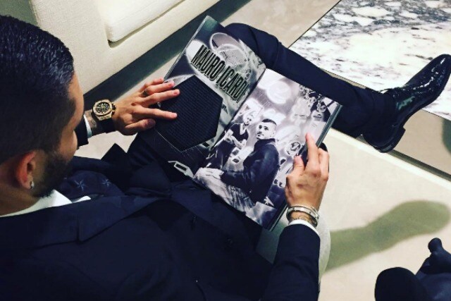 Mauro Icardi molto attento agli accessori di lusso