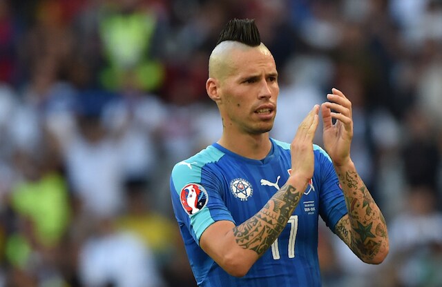 Hamsik, si gode le vacanze dopo la conclusione di Euro 2016