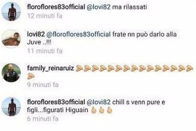 La battuta al vetriolo di Floro Flores nel post, poi rimosso, su Instagram
