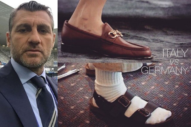 Vieri a Bordeaux al seguito della Nazionale, l’ex Azzurro posta lo sfotto’ rivolto alla Germania
