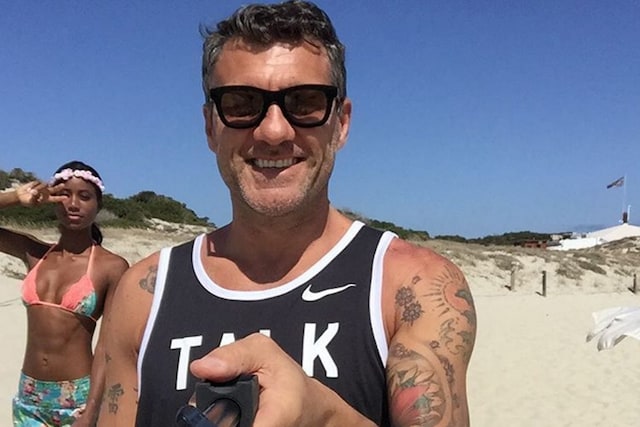 Vieri e la sua bellissima compagna Jazzma (foto Instagram https://www.instagram.com/christianvieriofficial/)