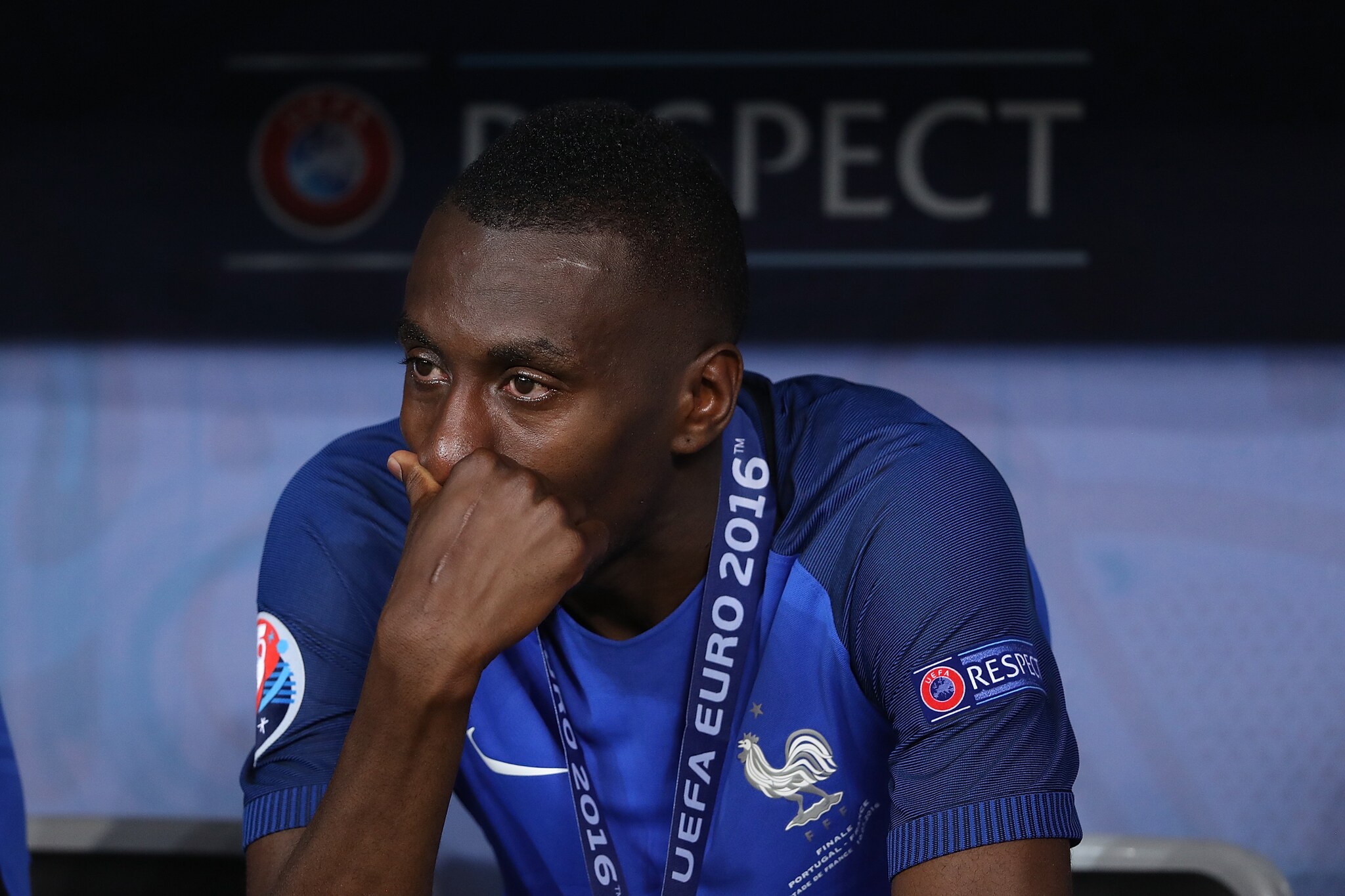 Blaise Matuidi a Euro 2016 con la maglia della Francia.